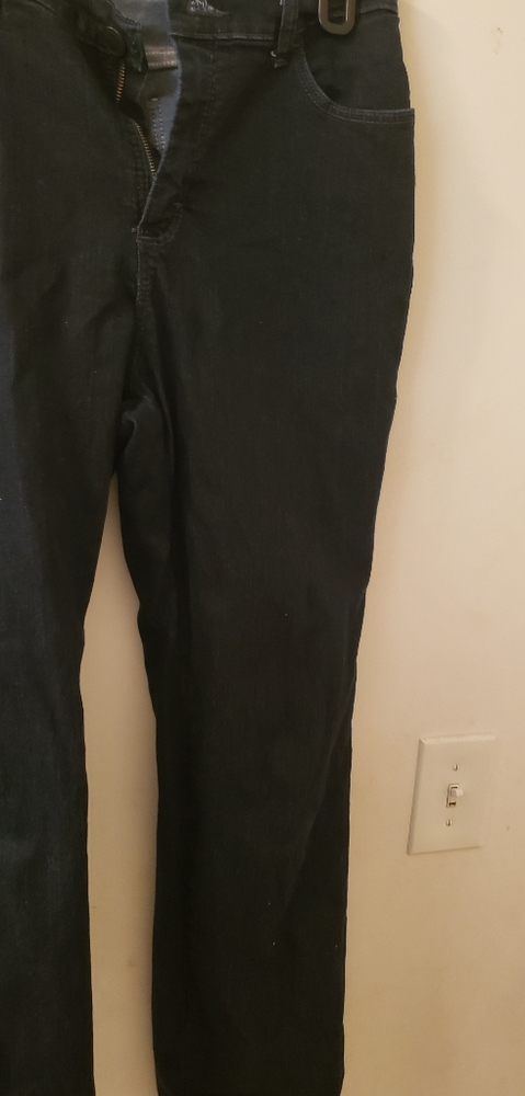 Straight Leg Navy Blue Jeans